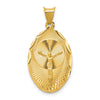 Gold Oval Corpus Pendants
