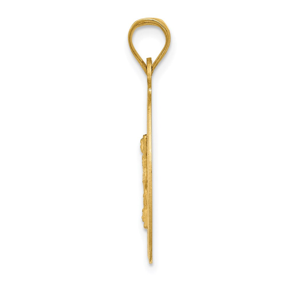 Gold Oval Corpus Pendants