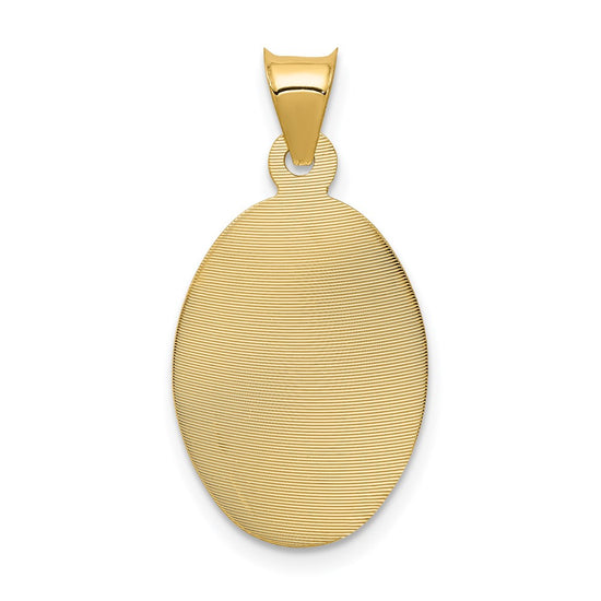 Gold Oval Corpus Pendants