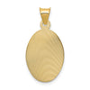 Gold Oval Corpus Pendants