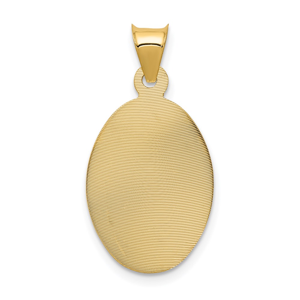 Gold Oval Corpus Pendants