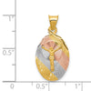 Gold Oval Corpus Pendants