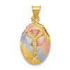 Gold Oval Corpus Pendants