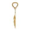 Gold Oval Corpus Pendants