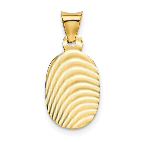 Gold Oval Corpus Pendants