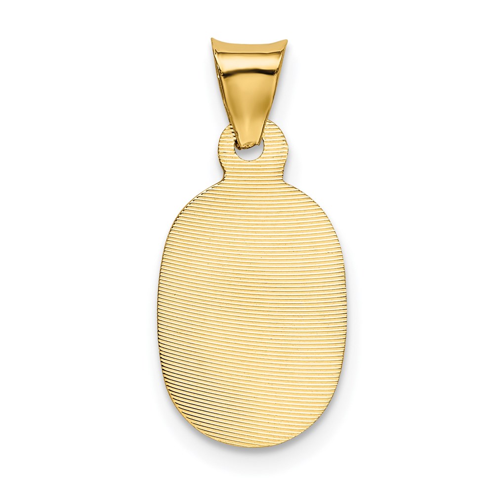 Gold Oval Corpus Pendants