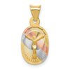Gold Oval Corpus Pendants