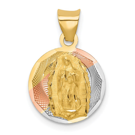 Gold Our Lady of Guadalupe Pendants