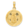 Gold Our Lady of Guadalupe Pendants