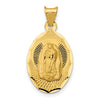 Gold Our Lady of Guadalupe Pendants