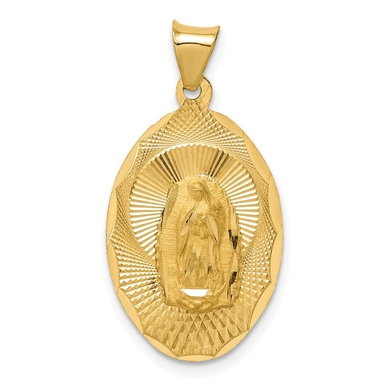 Gold Our Lady of Guadalupe Pendants