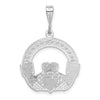 Gold Polished Claddagh Pendants