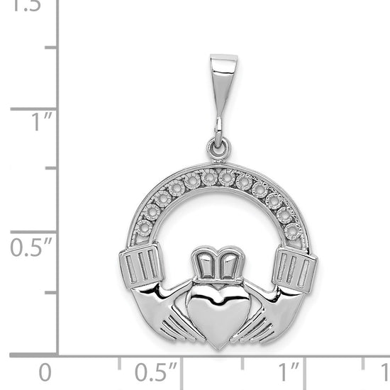 Gold Polished Claddagh Pendants