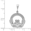 Gold Polished Claddagh Pendants