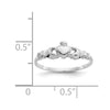 Gold Polished Claddagh Rings