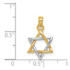Gold Star of David Pendants