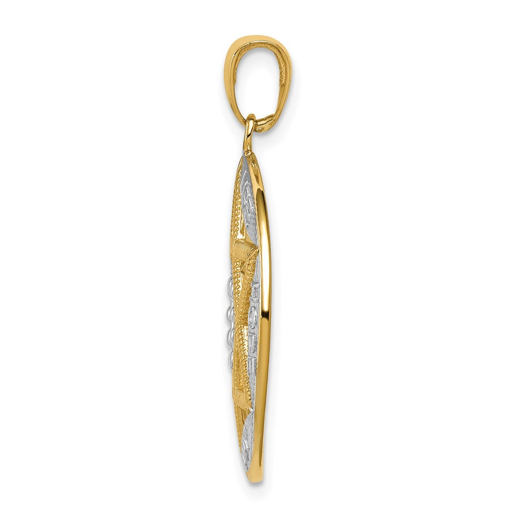 Gold Star of David Chai Pendants