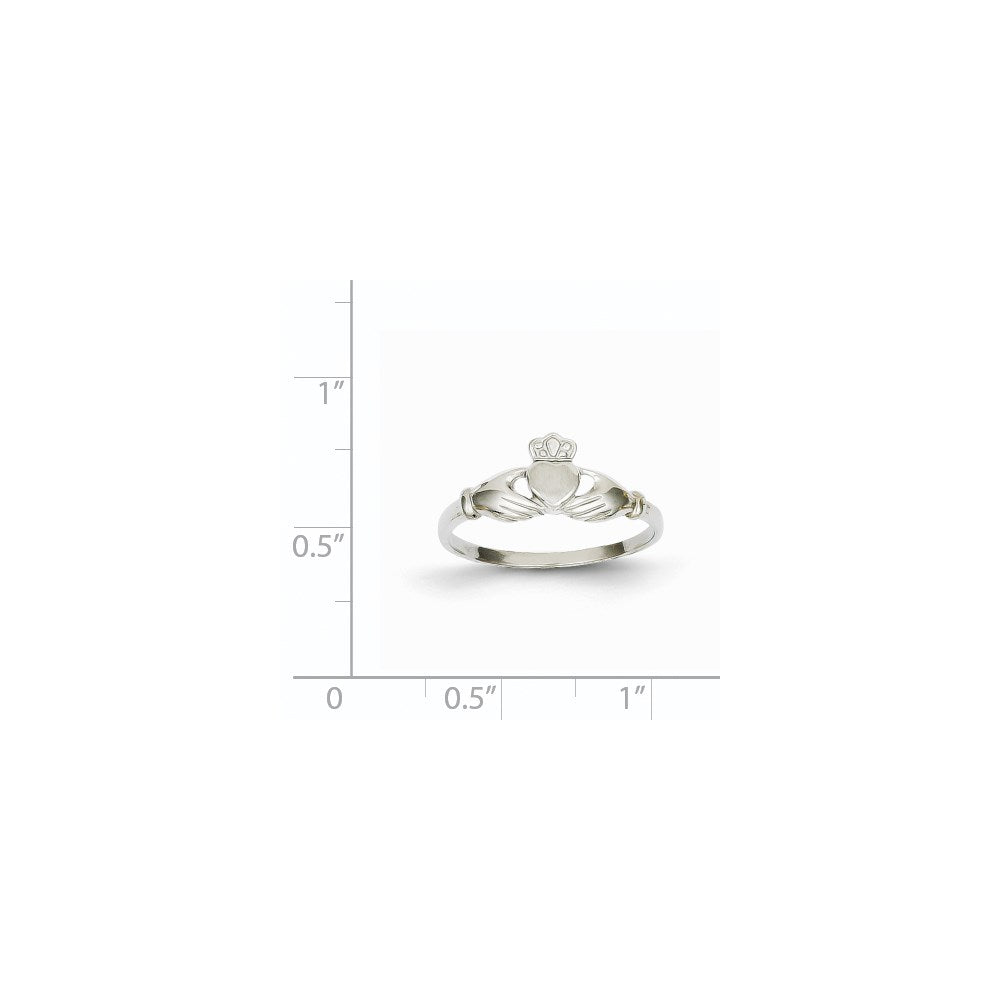 Gold Polished Claddagh Rings