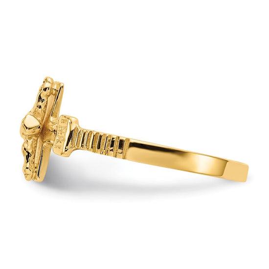 Gold Polished Religious Rings