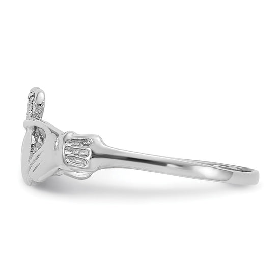 Gold Polished Claddagh Rings