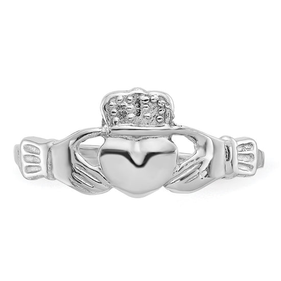 Gold Polished Claddagh Rings