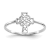 Gold Polished Celtic Cross Rings