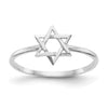 Gold Polished Star of David Rings