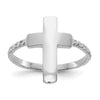 Gold Polished Cross Rings