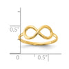 Gold Polished Infinity Ring