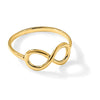 Gold Polished Infinity Ring