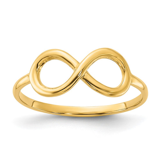 Gold Polished Infinity Ring