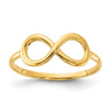 Gold Polished Infinity Ring