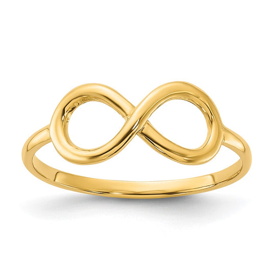 Gold Polished Infinity Ring