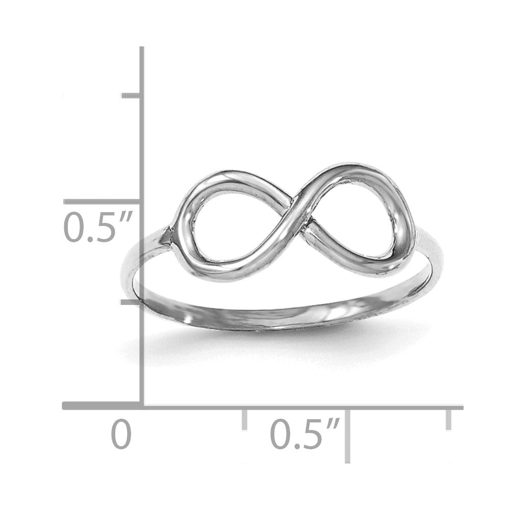 Gold Polished Infinity Ring