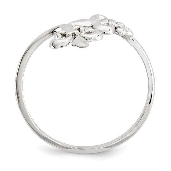 Gold Polished Fleur De Lis Rings