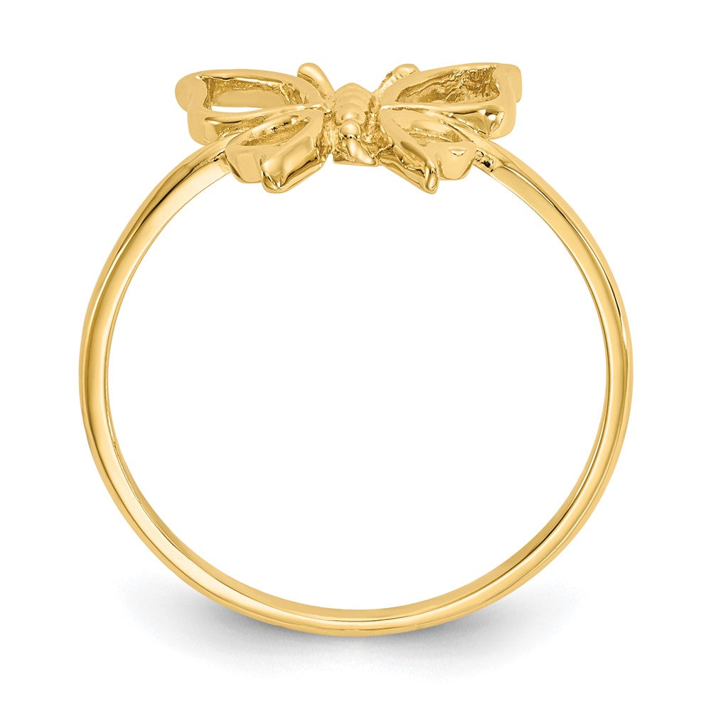 Gold Polished Butterfly Rings
