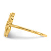 Gold Polished Butterfly Rings