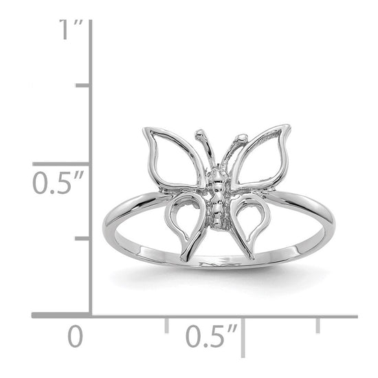Gold Polished Butterfly Rings