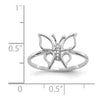 Gold Polished Butterfly Rings