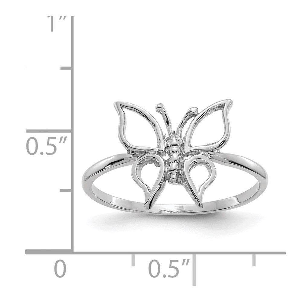 Gold Polished Butterfly Rings