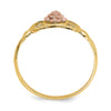 Gold Polished Flower Rings