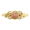 Gold Polished Flower Rings