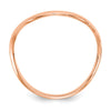 Gold Polished Wave Thumb Rings