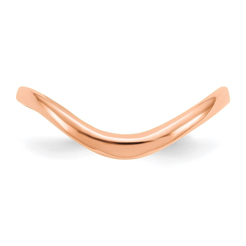 Gold Polished Wave Thumb Rings