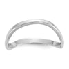 Gold Polished Wave Thumb Rings