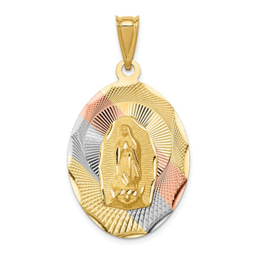 Gold Our Lady of Guadalupe Pendants