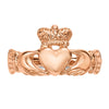 Gold Polished Claddagh Rings