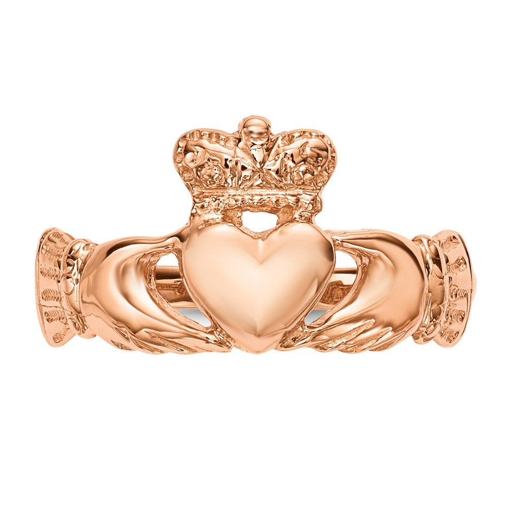 Gold Polished Claddagh Rings