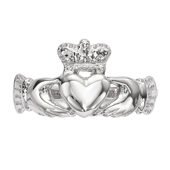 Gold Polished Claddagh Rings