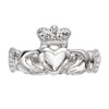 Gold Polished Claddagh Rings
